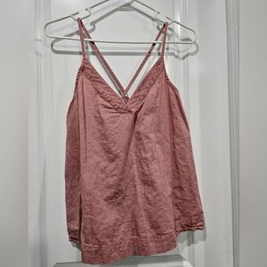 Athleta tank top small Blush Crisscross Back Straps